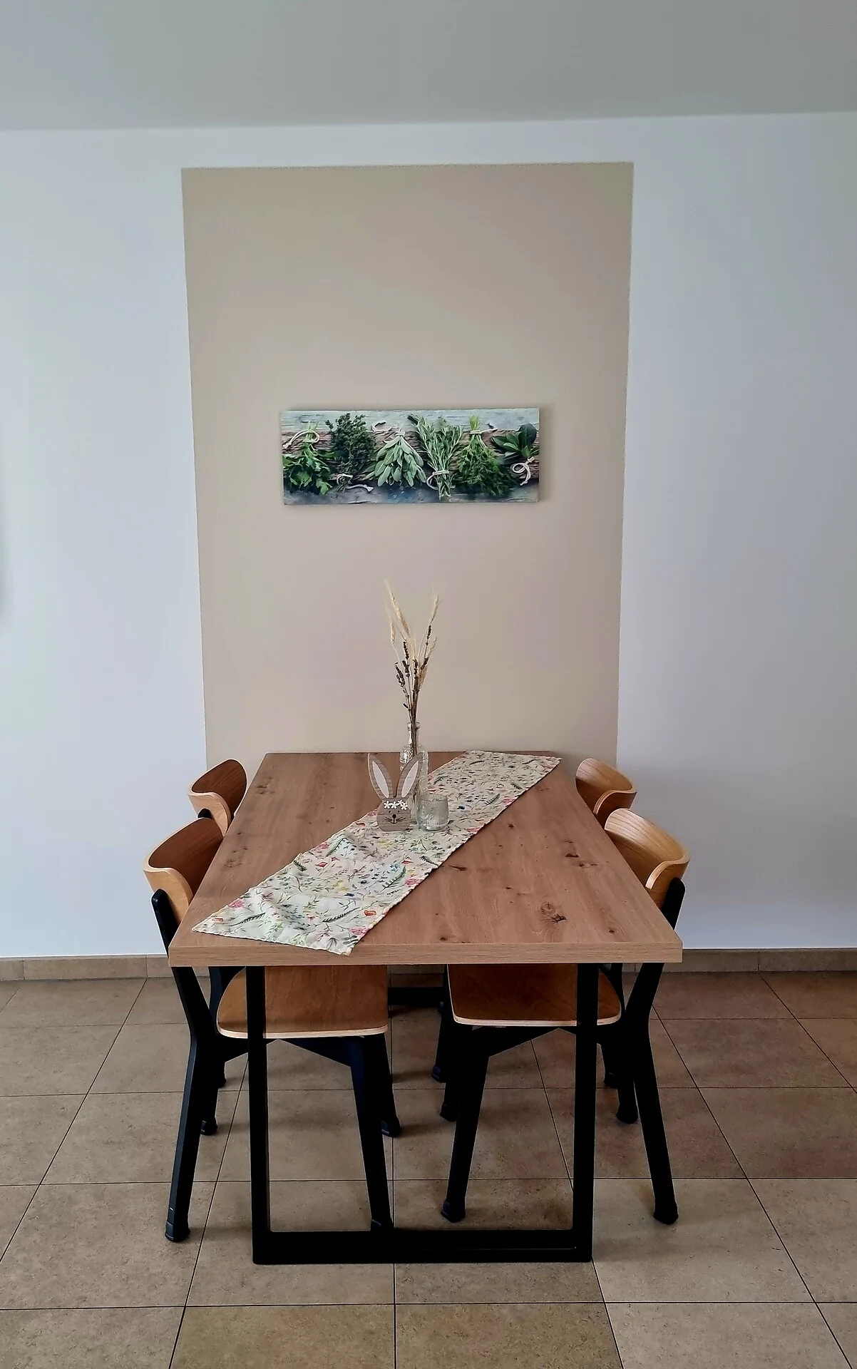 Essbereich in einer Ferienwohnung am Gartnerhof