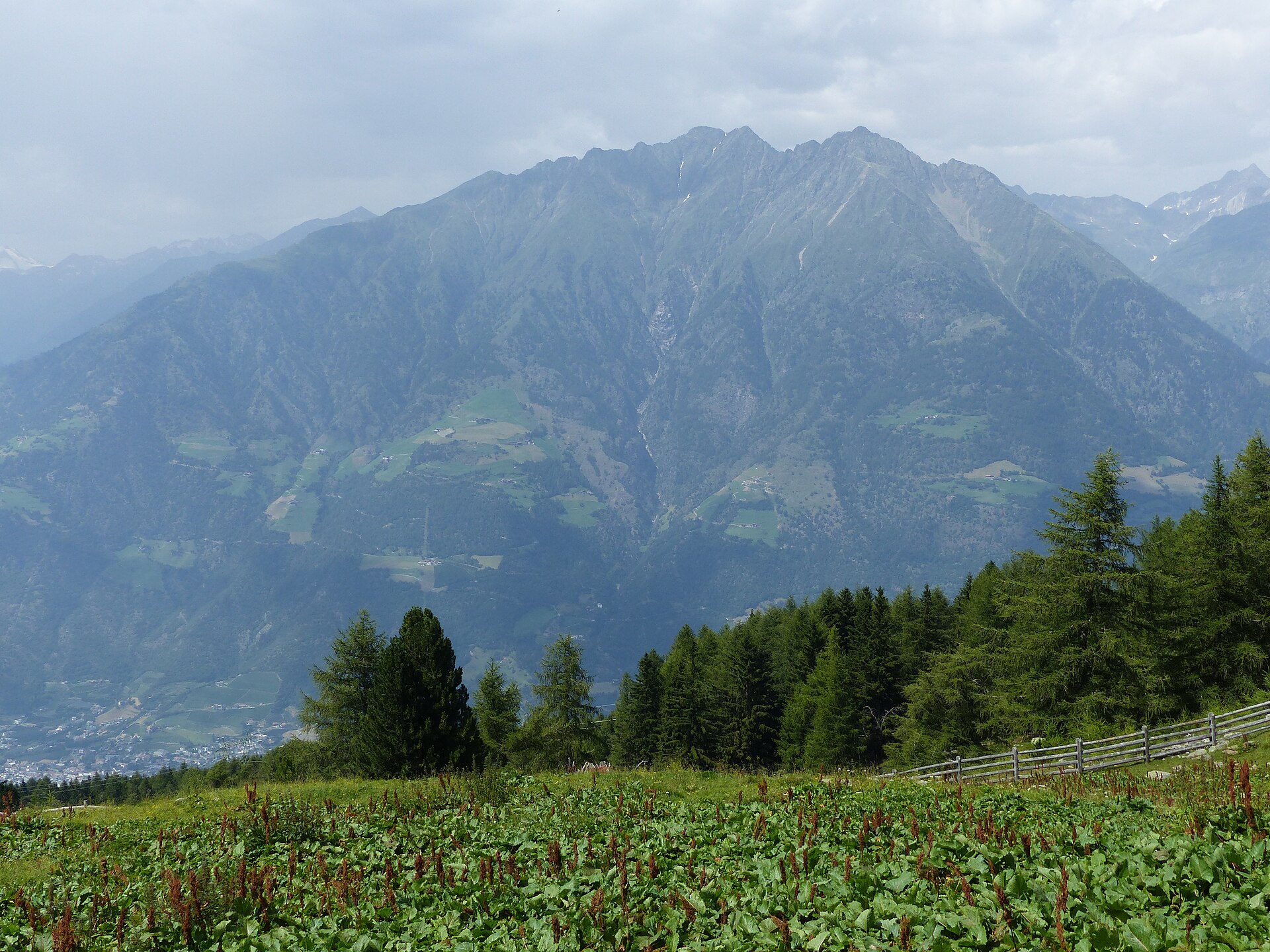 Berglandschaft der Texelgruppe oberhalb von Naturns